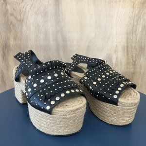 Studded Platform Sandals